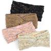 DRESHOW Fascia per Capelli Lavorata a Maglia Calda da Donna Scalda Orecchie All'uncinetto Fasce per Capelli in Pile Spesso