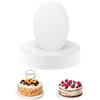 yqdnboi 5Pezzi 10 pollici Cake Drum,Vassoio Torta,Piatto Torta Rotondo,Supporti per torte,Vassoio Torta Rotondoper Riutilizzabili,Per trasportare ed esporre torte a matrimoni,compleanni e riunioni di famiglia