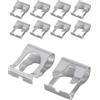 Flaconi 10PCS Clip Tergicristallo Auto,Tergicristallo Clip,Morsetto per Asta Tergicristallo,Morsetto di Collegamento del Tergicristallo,Adatto a Una varietà di Auto,Minivan,Camion,Roulotte,Camper,SUV