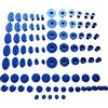 Oewnvmd Kit di 90 linguette per Rimuovere ammaccature, Kit per Piccole ammaccature