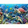 HUADADA Puzzle da 500 pezzi, puzzle per adulti, classico gioco educativo, tartarughe marine, meraviglioso puzzle