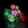 BRIKSMAX Kit di illuminazione a led per LEGO Creator Expert Piante grasse - Compatible with Lego 10309 Modello di blocchi predefiniti- Non includere il set Lego