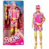 Barbie Il Film - Ken Roller Skate, bambola da collezione con look del film, outfit da pattinatore anni '90 con pattini in linea, giocattolo per bambini, 3+ anni, JBJ51