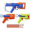 Nerf N-Series Triple Action Pack, 3 Blaster, 12 freccette Nerf N1, compatibile solo con Nerf N Series Blaster, giochi all'aperto per bambini, età 8+