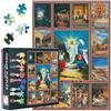 TISHIRON Puzzle di Dio 1000 pezzi, Resurrezione di Gesù Cristo Puzzle per Adulti 1000 Pezzi, Chiesa ortodossa dell'Intercessione della Beata Vergine Maria Puzzle, 40 x 60 cm