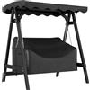 Outsunny Copertura per dondolo da giardino 2 posti, copertura protettiva impermeabile, antivento e resistente ai raggi UV, tessuto Oxford 420D | Aosom Italy