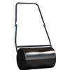 DURHAND Rullo per prato, rullo da giardino, riempibile con 38 L d'acqua o sabbia, 60 x 32 x 105 cm, nero | Aosom Italy