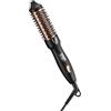 Lafesro Thermal Brush, 27 mm, spazzola termica per capelli corti a metà lunghi, mini spazzola riscaldata, ferro arricciacapelli ionico in tormalina ceramica, temperatura regolabile, doppia tensione