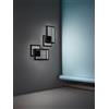 Perenz Illumina APPLIQUE IN ALLUMINIO COLORE NERO CROSS LED 20W CCT 3000K 4000K 6000K CRI?80 220-240V 50/60Hz 1160Lm