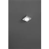 Perenz Illumina Bottone plafoniera in metallo alluminio opaco 1 luce attacco GX53 11,5cm