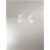 Perenz Illumina Kone faretto in alluminio bianco con rotazione e inclinazione LED 10W 3000K CRI?90 220-240V 50/60Hz 900Lm d.7cm