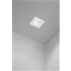 Perenz Illumina Oasis faretto in alluminio bianco 9x9cm IP20 1 luce attacco GU10