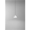 Perenz Illumina Peak sospensione in metallo bianco opaco rosone non incluso LED 12W 3000K CRI?80 220-240V 50/60Hz 1509Lm d.19cm