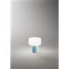 Perenz Illumina lumetto in vetro e ceramica blu Otty 1 luce attacco G9 Interruttore on/off sul cavo H.19CM
