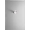 Perenz Illumina Pin faretto in alluminio bianco orientabile 1 luce Attacco GU10 da abbinare a Testina CILINDRO 8296