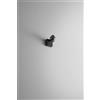 Perenz Illumina Pin faretto in alluminio nero orientabile 1 luce Attacco GU10 da abbinare a Testina CUBO 8294 faretto intercambiabile