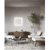Perenz Illumina plafoniera in alluminio bianco Panel LED 40W 3000K CRI?80 220-240V 50/60Hz 3200Lm biemissione 50x50cm