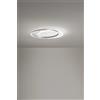 Perenz Illumina Plafoniera in alluminio colore bianco opaco + grigio titanio Orbit 3000K CRI?80 220-240V biemissione 4200Lm d.50,55-55,5cm