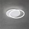 Perenz Illumina Plafoniera in alluminio colore bianco Orbit 3000K CRI?80 220-240V biemissione 4200Lm d.50,55-55,5cm