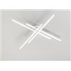 Perenz Illumina PLAFONIERA IN ALLUMINIO COLORE BIANCO SYNCRO LED 58W CCT 3000K 4000K 6000K 4060LM 90CM DIMMERABILE