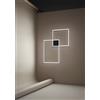 Perenz Illumina PLAFONIERA IN ALLUMINIO COLORE NERO CROSS LED 64W CCT 3000K 4000K 6000K CRI?80 220-240V 50/60Hz 4800Lm