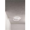 Perenz Illumina Plafoniera in metallo bianco Ritmo LED 55W CCT 3000K 4000K 6000K CRI?80 220-240V 50/60Hz 4400Lm D.60CM