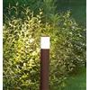 Perenz Illumina Sigaro paletto in alluminio corten opaco 1 luce attacco E27 IP54 h.50cm