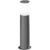 Perenz Illumina Sigaro paletto in alluminio grigio cemento 1 luce attacco E27 IP54 h.50cm