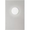 Perenz Illumina Pastille plafoniera in vetro e metallo bianco opaco LED 18W CCT 3000K 4000K CRI?80 220-240V 50/60Hz 1440Lm d.30cm
