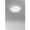 Perenz Illumina Pastille plafoniera in vetro e metallo bianco opaco LED 24W CCT 3000K 4000K CRI?80 220-240V 50/60Hz 1920Lm d.40cm