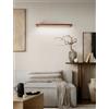 Perenz Illumina Slim applique in metallo marrone metallizzato 79,2cm orientabile LED 24W CCT 2700K 3000K 4000K 1920Lm