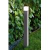 Perenz Illumina Tower paletto in alluminio grigio cemento IP54 1 luce attacco E27 h.90cm
