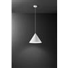 Perenz Illumina Sospensione in metallo bianco opaco Iconic 1 luce attacco E27 d.40cm