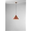 Perenz Illumina Sospensione in metallo terracotta opaco Iconic 1 luce attacco E27 d.40cm