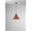 Perenz Illumina Sospensione in metallo terracotta opaco Iconic 1 luce attacco E27 d.50cm