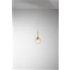 Perenz Illumina sospensione vetro e metallo ambra trasparente sfumato Lollipop d.20cm 1 luce attacco E27 Rosone non incluso
