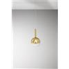 Perenz Illumina sospensione vetro e metallo oro specchiato sfumato Lollipop d.25cm 1 luce attacco E27 Rosone non incluso