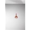 Perenz Illumina sospensione vetro e metallo rame specchiato sfumato Lollipop d.20cm 1 luce attacco E27 Rosone non incluso