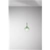 Perenz Illumina sospensione vetro e metallo verde trasparente sfumato Lollipop d.20cm 1 luce attacco E27 Rosone non incluso