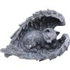 JLNGTHONG Gatto e angelo per animali domestici, monumento, tomba, marcatore, statua per cani, angeli, statua commemorativa per lapidi o decorazione del prato, per terrazza, balcone, giardino o come