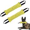 Ziyonix 2 Pezzi Manicotto Cane 30cm Salsicciotto per Cani con 2 Maniglia | Giocattolo per Cani Salsiccia, Salsicciotto Cane Addestramento, Interattivi, Duraturo, per Addestramento o Gioco, Giallo