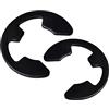 CONPHERON E-Clip in Acciaio al Manganese, interno esterno Snap Ring Circlip 7mm, 100 pcs