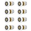 QWORK® 8 Pz Rotelle per Porta della Doccia, 25mm Rotelline Box Doccia per Spessore della Porta 4~6mm