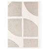 Westwing Collection Tappeto soffice con motivo in rilievo Jade - Beige