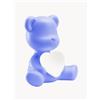 Qeeboo Lampada da tavolo portatile a LED per bambini con luce regolabile Teddy Love