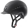 uvex elexxion, casco da equitazione robusto unisex, regolazione individuale delle dimensioni, ventilazione ottimale, black matt-black matt, 54-55 cm