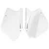 Ufo Carene laterali UFO PLAST, set da 2 pezzi per Suzuki RM-Z 450 cc, anni di produzione 2005-2006, colore: bianco OEM