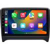 Awesafe Autoradio Android da 9 pollici con 64 GB per Audi TT 8J (2006-2014) con CarPlay, navigazione Android Auto e Bluetooth