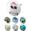 arteneur® - Bouchon de baignoire universel Argento | Triple joint | Ajustable | Antirouille | Extra lourd pour un maintien stable | Accessoires de bain à bouchon