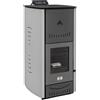 Stufe A Pellet Italia New York 22 kW - 5 Stelle (PACK WI-FI) Colore: Silver